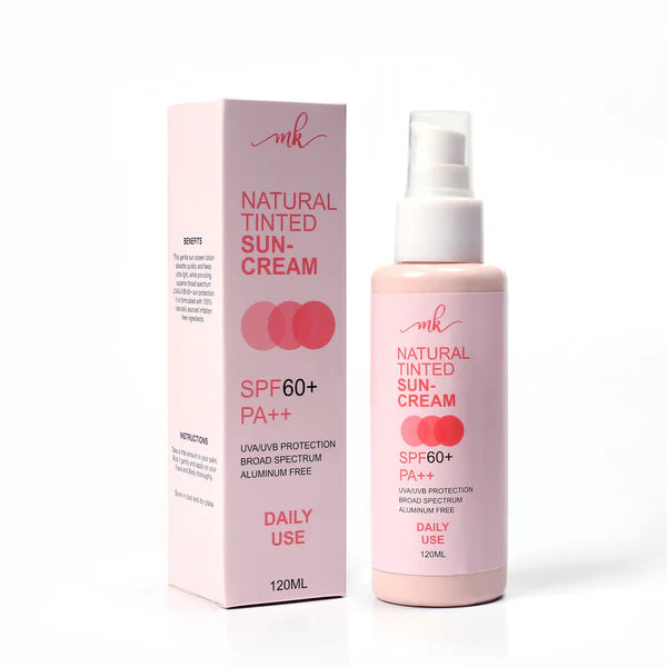 Natural Tinted Sun-Cream SPF60+ PA++ - 120ML