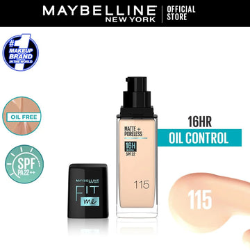 MAYBELLINE Fit Me Matte & Poreless Foundation Warm Ivory 100