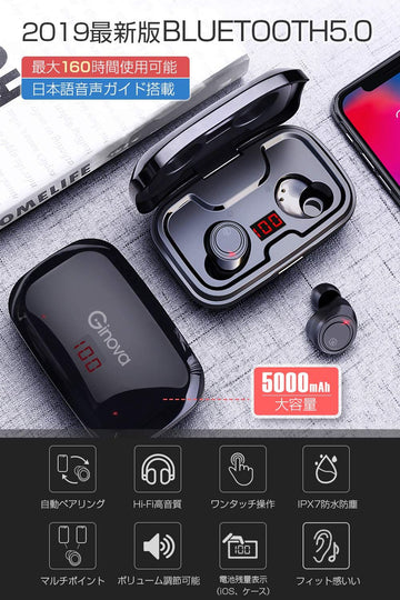 Ginova x10 airpods ( With Power Bank)